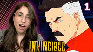 was not expecting that… INVINCIBLE EPISODE 1 REACTION [upl. by Lalla]