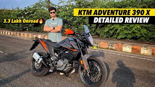 2024 Ktm 390 Adventure X Review  Indepth Analysis [upl. by Arodaeht]