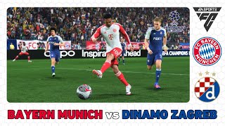 BAYERN MUNICH vs DINAMO ZAGREB  UEFA Champions League 202425 [upl. by Den418]