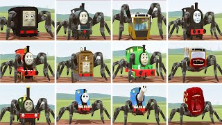 Building a Thomas Train Chased By Cursed Thomas and FriendsChoo Choo Thomas Attack in Garrys Mod [upl. by Cacilia826]