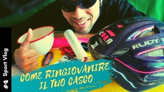 Come ringiovanire il casco da ciclismo Tutorial fai da te [upl. by Jessamyn968]