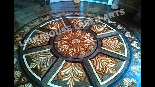 Tahari Library 3D Inlaid Wood Flooring UPDATED VIDEO [upl. by Newberry]