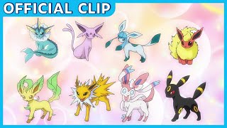 Eevee and Its Evolutions  Pokémon Master Journeys The Series  Official Clip [upl. by Dammahom]