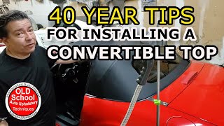 DIY Now Learn how to install tips for ANY convertible soft top [upl. by Tiffany453]