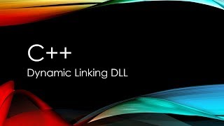 C Dynamic Linking DLL [upl. by Sol]