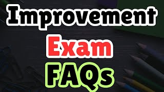 Improvement Exam 2024 Everything explained [upl. by Enaira]