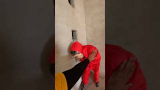 Moneyheist rooftop chasing pov😂moneyheist rooftop parkour shortslife parkourlife [upl. by Egag]