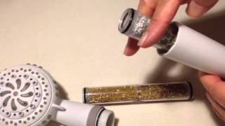 How to Change Hand Held Shower Filter Replacement Cartridges [upl. by Anavlys]