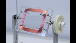 Physik LK 27  Induktion einer Wechselspannung  Rotierende Spule [upl. by Allianora]