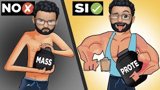 TOP 3 SUPLEMENTOS PARA GANAR MASA MUSCULAR según la ciencia [upl. by Ymeon]