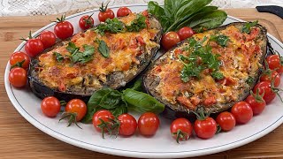 Recette D’aubergines Farcies et Gratinées au Four [upl. by Nhguav452]