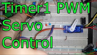 Timer1 PWM Servo Control 🔴 ATmega328P Programming 15 AVR microcontroller with Atmel Studio [upl. by Greenquist386]