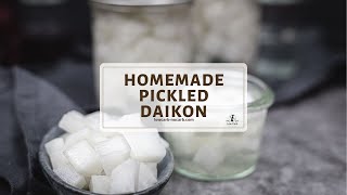 Pickled Daikon Radish Recipe [upl. by Kirsti]