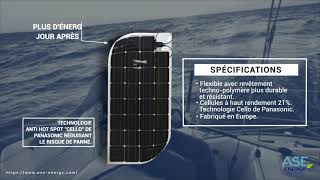 Panneau solaire flexible monocristallin iGreen par ASE Energy spécialiste de lautoconsommation [upl. by Cherri]