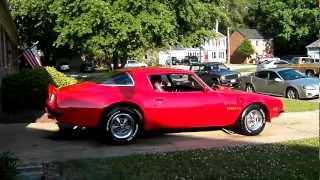 1975 Trans Am ready for Relay for Life [upl. by Ennagroeg]