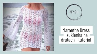 Marantha Dress  sukienka na drutach tutorial cześć 1 [upl. by Pavkovic953]