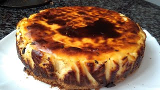 TARTA DE QUESO LA VIÑA con BASE DE GALLETAS  Con esta receta siempre sale bien MUY CREMOSA [upl. by Cohberg]