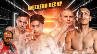 ☎️ Vergil Ortiz Survives 2 Knockdowns  Win 👀Angelo Leo Ices Venado to Win Title🔥Weekend Recap [upl. by Yespmed]