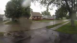 Severe ThunderStorm Damage Council Bluffs Iowa [upl. by Sivrahc863]