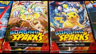 Opening 1000 Pokemon Surging Sparks Booster Packs [upl. by Civ]