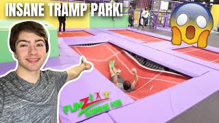 THIS TRAMPOLINE PARK IS INSANE FunZ Hamden CT [upl. by Aksehcnarf]