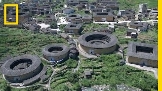 Take a Look inside China’s Giant Communal Homes—the Fujian Tulou  National Geographic [upl. by Lindbom]