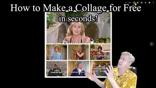 How to Make a Collage for Free in seconds [upl. by Lisle]