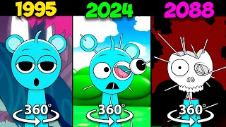 360° VR Incredibox Sprunki 1995 vs 2024 vs 2088 [upl. by Errehs]