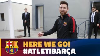 Barça travel to Madrid [upl. by Nodnahs]