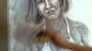 Using a Chamois with Charcoal [upl. by Nnaycart]