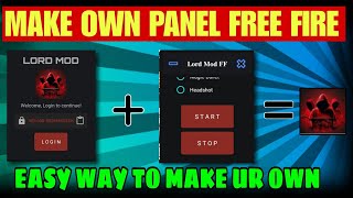 HOW TO MAKE PANEL FREE FIRE SKETCHWARE PRO [upl. by Ahsikam]