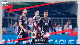 Resumen México 02 Estados Unidos  Final CONCACAF Nations League [upl. by Mueller]