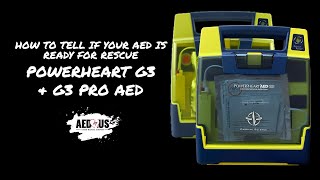 How To Tell If Your Cardiac Science Powerheart G3 Is Rescue Ready  AEDUS [upl. by Virg]