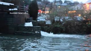 Rising Water Levels and Floods Returning to Sowerby Bridge [upl. by Klarika]