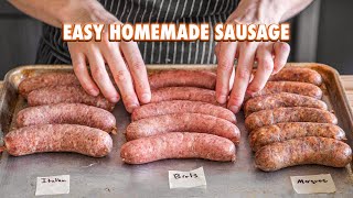 How To Make Your Own Sausage [upl. by Nodababus]