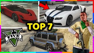 Donde ENCONTRAR 7 COCHES de LUJO en GTA 5 Modo Historia Ubicación de Coches DEPORTIVOSSUPER en GTA [upl. by Derril]