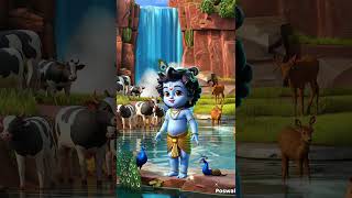 Chhoti Chhoti Gaiya kanha littlekrishna ytshorts ai [upl. by Goldwin]