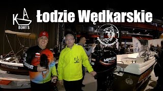 Łodzie wędkarskie KABoats Augustów  Warszawa Rybomania 2018 [upl. by Annaed]