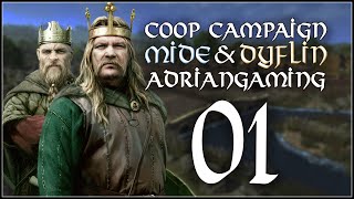 THE KINGS OF IRELAND  Mide amp Dyflin Coop  Total War Saga Thrones of Britannia  Ep01 [upl. by Earas]