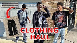 TRY ON CLOTHING HAULBUT EVERYTHING WAS FREE [upl. by Aihsekat]