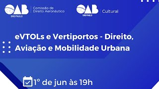 eVTOLSs e Vertiportos  Direito Aviação e Mobilidade Urbana [upl. by Anerrol]