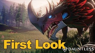 Dauntless Gameplay First Look  MMOscom [upl. by Navonod186]