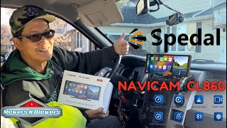 Spedal Navicam CL860 4K DashCam FrontRear 93quot Screen Wireless Apple CarPlay＆Android Auto Bluetooth [upl. by Annecorinne234]