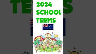 2024 School Terms 🇳🇿 New Zealand shorts [upl. by Geoffry]