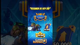 Resumen de todo lo que pasó hoy en Clash Royale😱 clahroyale clashroyaleshorts [upl. by Inalaeham]