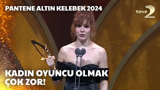 En İyi Romantik Komedi Kadın Oyuncu  Hafsanur Sancaktutan  Pantene Altın Kelebek Ödülleri 2023 [upl. by Ardnalak]