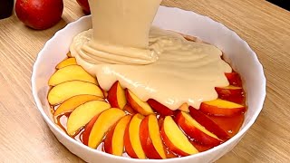 The Perfect Peach Cake  Easy Summer Dessert [upl. by Beeson]