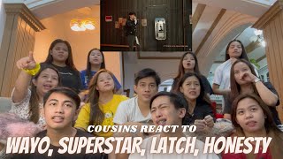 COUSINS REACT TO TREASURE  Wayo YEDAM Superstar JEONGWOO Latch JUNKYU Honesty YEDAM [upl. by Acinor]