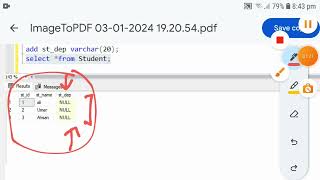 CC215 Database System  DDL amp DML commands youtubevideo youtube youtuber 🥰🥰🥰 [upl. by Avah]