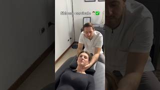 Trattamento della cervicale 💪🏻 osteopata osteopatia thrust asmr [upl. by Viens533]